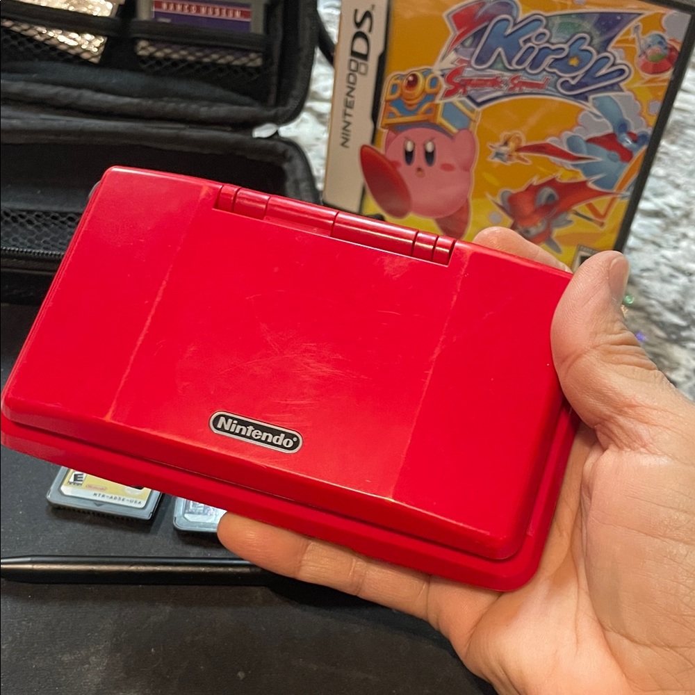 Nintendo DS SPECIAL edition Red handheld gaming - Mario Cart DS EWC - no charger - Picture 9 of 16
